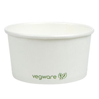 photo 2 bols à soupe ou glace compostables vegware 170ml lot de 1000