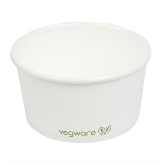 photo 4 bols à soupe ou glace compostables vegware 170ml lot de 1000
