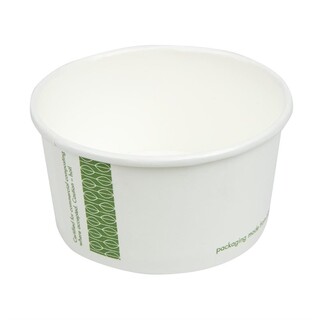 photo 5 bols à soupe ou glace compostables vegware 170ml lot de 1000