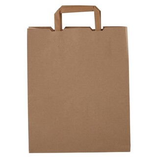 photo 3 grands sacs compostables en papier recyclé vegware largeur 25 cm  x250 