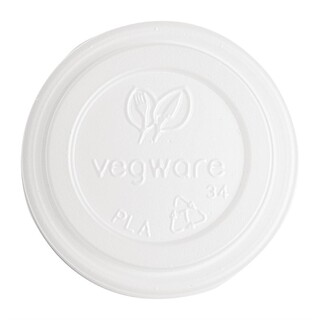 photo 1 couvercles en cpla pour gobelets chauds vegware série 62 lot de 2000
