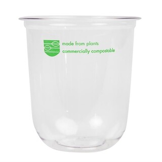 photo 1 pots deli en pla compostables série96 vegware 454ml lot de 1000