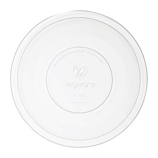 photo 1 couvercles plats compostables en pla série185 vegware lot de 300