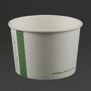 photo 1 bols à soupe / glace compostables vegware 230ml lot de 1000