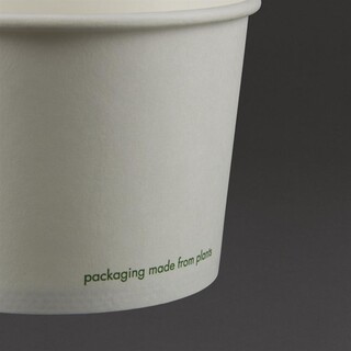 photo 3 bols à soupe / glace compostables vegware 230ml lot de 1000