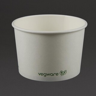 photo 5 bols à soupe / glace compostables vegware 230ml lot de 1000