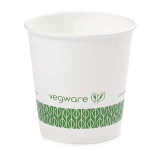 photo 1 gobelets expresso compostables vegware 113 ml  - lot de 1000