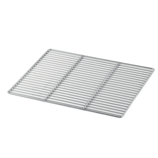 photo 1 grille plate chromée taille grande