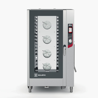 photo 1 four mixte vapeur 20 niveaux gn1/1 - lavage automatique - 28,1 kw