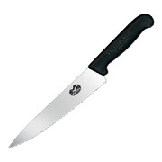 Photo 1 matériel référence CC265: Couteau de cuisinier denté fibrox victorinox 190mm