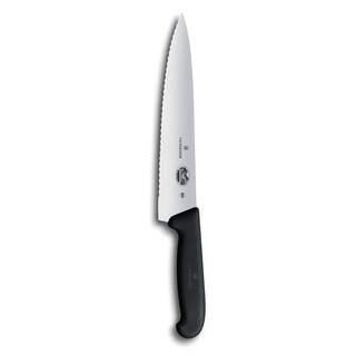photo 3 couteau de cuisinier denté fibrox victorinox 255mm