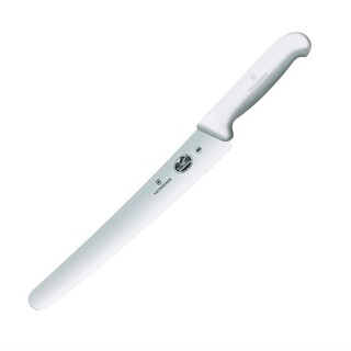 photo 1 couteau pâtissier lame dentée victorinox blanc 26cm