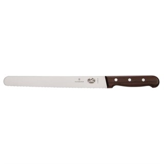 photo 4 ensemble couteaux manche en bois de rose, couteau de cuisinier 250mm et étui victorinox