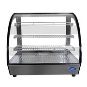 Vitrine bombée chauffante 125l