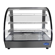 Vitrine bombée chauffante 160l