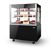 Vitrine réfrigérée service arrière sur roulettes