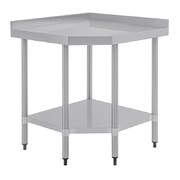 Photo 1 matériel référence CB907: Table d angle inox Vogue 600mm