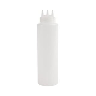photo 1 bouteille souple transparente 3 embouts vogue 908ml