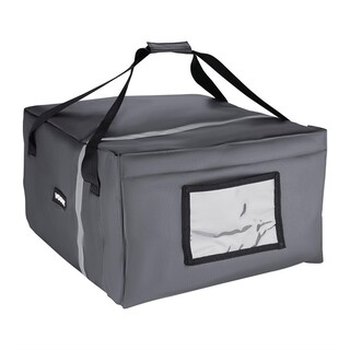 photo 2 sac à pizza isotherme vogue gris 495x495x320mm