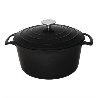 photo 2 grande cocotte ronde noire vogue