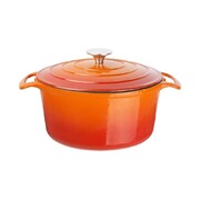 Photo 1 matériel référence GH302: Cocotte ronde orange Vogue 3,2L