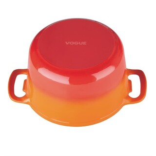 photo 2 grande cocotte ronde orange vogue