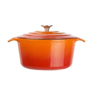 photo 4 grande cocotte ronde orange vogue