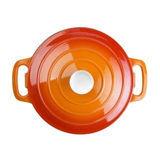 photo 5 grande cocotte ronde orange vogue