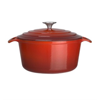 photo 4 grande cocotte ronde rouge vogue