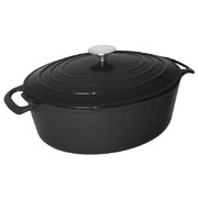 Photo 1 matériel référence GH310: Grande cocotte ovale noire Vogue 6L