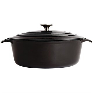 photo 3 grande cocotte ovale noire vogue 6l