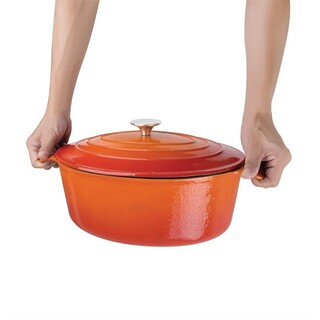 photo 4 cocotte ovale vogue orange 5l