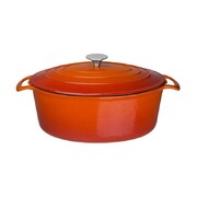 Photo 1 matériel référence GH312: Grande cocotte ovale orange Vogue 6L