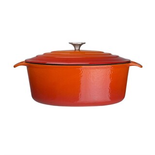 photo 5 grande cocotte ovale orange vogue 6l