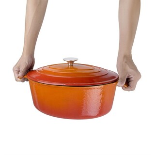 photo 7 grande cocotte ovale orange vogue 6l