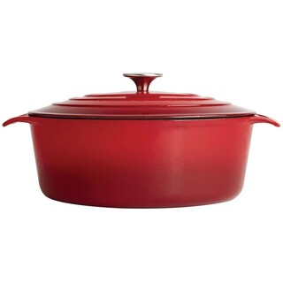 photo 3 cocotte ovale rouge vogue 5l