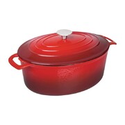 Photo 1 matériel référence GH314: Grande cocotte ovale rouge Vogue 6L