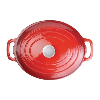 photo 3 grande cocotte ovale rouge vogue 6l