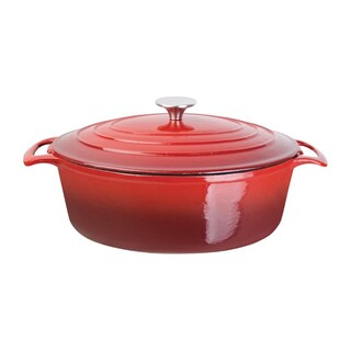 photo 5 grande cocotte ovale rouge vogue 6l