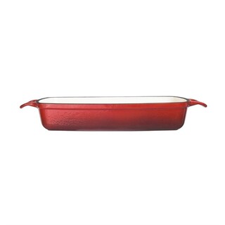 photo 4 plat en fonte rectangulaire vogue rouge 1,8l