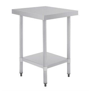 photo 1 table en acier inoxydable sans rebord vogue 600 x 700mm