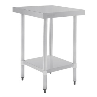 photo 7 table en acier inoxydable sans rebord vogue 600 x 700mm