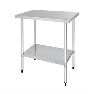 photo 1 table en acier inoxydable sans rebord vogue 900 x 700mm