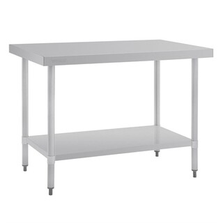 photo 7 table en acier inoxydable sans rebord vogue 1200 x 700mm