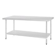 Photo 1 matériel référence GJ504: Table en acier inoxydable sans rebord Vogue 1800 x 700mm