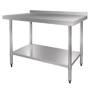 Photo 1 matériel référence GJ506: Table en acier inoxydable avec rebord Vogue 900 x 700mm