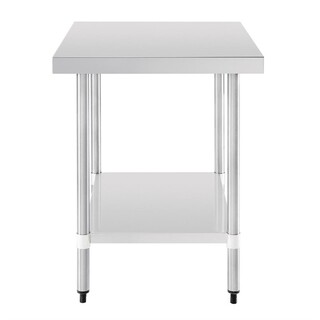 photo 9 table en acier inoxydable avec rebord vogue 1200 x 700mm