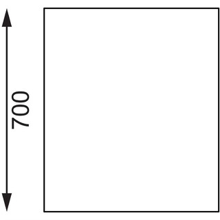 photo 4 table en acier inoxydable avec rebord vogue 1800 x 700mm