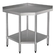 Photo 1 matériel référence GL278: Table d angle inox Vogue 700mm