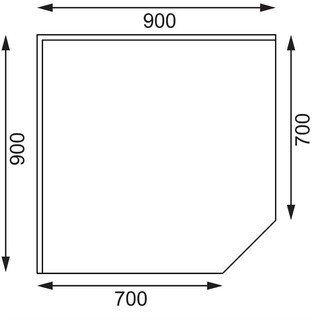 photo 4 table d angle inox vogue 700mm